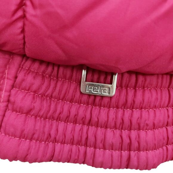Vintage Fera Puffer Jacket Womens 10 Hot Pink Full Zip Insulated Winter Outdoor - Picture 7 of 12